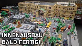 Innenausbau des riesigen LEGO Bahnhofs bald fertig! • BRICK WORLD LEGO® UPDATE (431)