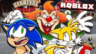  Sonic & Tails VS Carnival of TERROR!!  (ROBLOX)