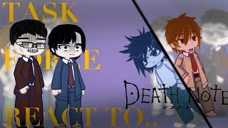 KIRA Task Force React To…DEATH NOTE | Part 1/2 | CHECK DESC! |