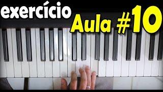 Aula de Teclado 10 Exercício para soltar os dedos no piano (para iniciantes)