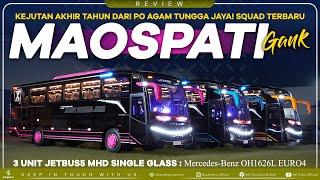 Kejutan Akhir Tahun PO ATJ Agam Tungga Jaya : 3 Unit Jetbus5 MHD Single Glass Mercedes-Benz EURO4