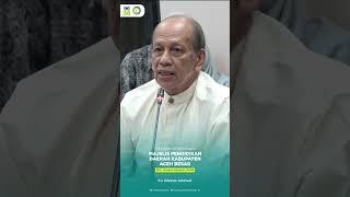 Anwar Hasyim pada Rembuk Pendidikan Majelis Pendidikan Daerah (MPD) Kab. Aceh Besar 2023