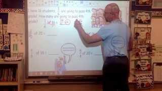 Fractions of sets using multiplication and division