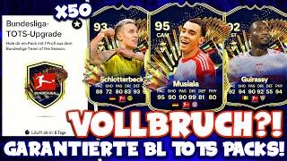 ABSOLUTER SCAM?! 50x GARANTIERTE BUNDESLIGA TOTS PACKS in EA FC 24