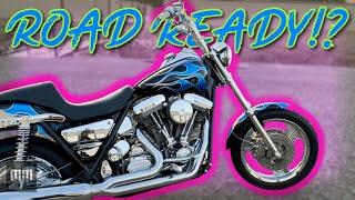 Wrapping up Milhouse's 1986 FXRS, DUAL BRAKE CONVERSION Part 2