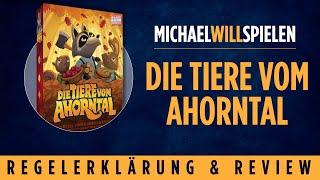 DIE TIERE VOM AHORNTAL– Regelerklärung und Review – MICHAEL WILL SPIELEN