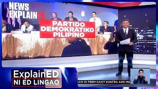 News ExplainED: Implikasyon ng pag-alis ni Sen. Tolentino sa PDP | Frontline Tonight