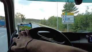 POV Driving Norway - Stjørdal-Trondheim(Shell Parking)