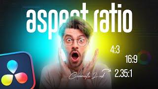 04 TIPS | Cinematic ASPECT RATIO in DaVinci Resolve | Film Look