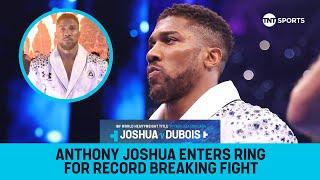 96,000 sing Anthony Joshua’s name as he enters the ring at Wembley Stadium  #JoshuaDubois