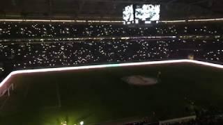 DFB-Pokal, Halbfinale, FC Schalke 04 - FC Bayern München, 03.03.2020, Steigerlied und Hymne