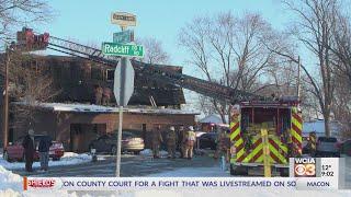 Springfield Fire Dept. battles apartment fire in frigid conditions