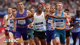 Nuguse gets loose in final lap for first Diamond League win in London 1500 | NBC Sports