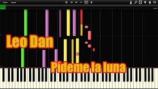 Leo Dan - Pideme la luna synthesia