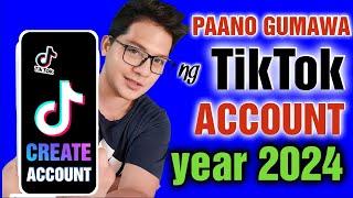 PAANO GUMAWA NG TIKTOK ACCOUNT 2024 / how to create TikTok account year 2024