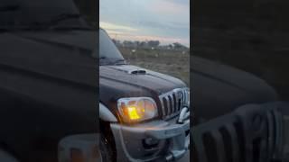 Scorpio vs safari drag fight  #og #scorpio #safari #tata #mahindra #speed #fight #viral