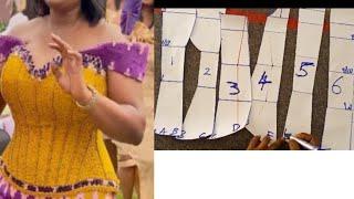 How to cut and sew overbust  corset with yoke. 12 pieces corset pattern. Detailed corset tutorial.