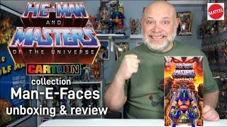 Man-E-Faces Mattel He-Man and the Masters of the Universe Cartoon Collection unboxing & review