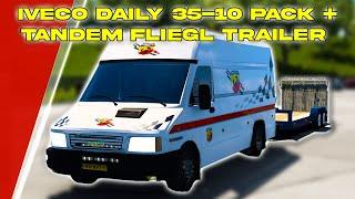  Iveco Daily 35-10 | THE PRACTICAL ETS2 MOD WITH FLIEGL TRAILER