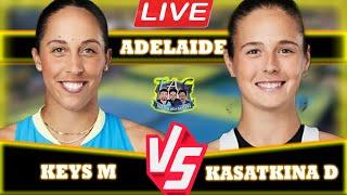 LIVE: Keys M vs Kasatkina D • Adelaide International 2025 Quarterfinals #Keys #Kasatkina #tennis