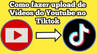 Como fazer upload de vídeos do Youtube no TikTok  @Drab Tech ​