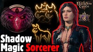 SHADOW MAGIC Sorcerer Build Guide Baldur's Gate 3 Patch 8