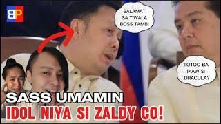 Sass Inamin Na Idol Niya Si Cong Zaldy Co Ng Ako Bicol Partylist!