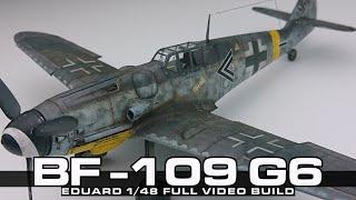 EDUARD 1/48 BF-109 G6 full video build