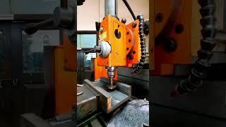 T-Slot Cutting Operation With NC Control Vertical Milling Machine #shorts