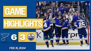 Game Highlights: Blues 6, Oilers 3