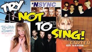 TRY NOT TO SING ALONG CHALLENGE 90s/2000s