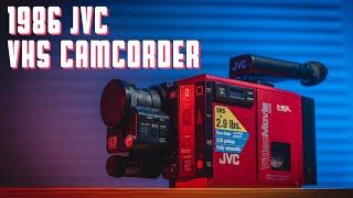 80's JVC VHS-C Camcorder - Filming With Retro Aesthetic