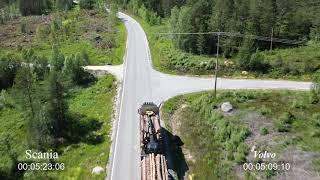 SCANIA R730 VS VOLVO FH16 750 UPHILL