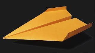como hacer un avión de papel fácil que vuela mucho y lejos! paper airplane