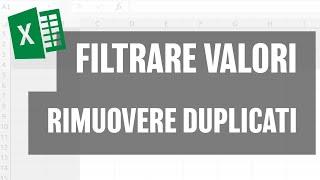 Come Filtrare e Rimuovere DUPLICATI in Excel - Macraris|LapaConsult