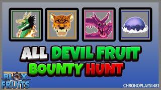 All Devil Fruits Bounty Hunting and Combos (Blox Fruits)