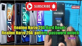 Realme Narzo 20A Hard Reset | Realme Narzo 20A pattern ,password unlock