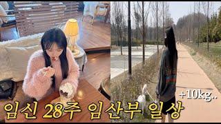 [VLOG] 먹덧 터진 임산부신혼부부 일상 브이로그 | 임신7개월 +10kg