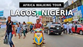 This is LAGOS NIGERIA!  Africa's Most Populous City - 4K Walking Tour