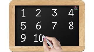 How to Write Numbers 1-10 | Writing English Numbers | Kids Home