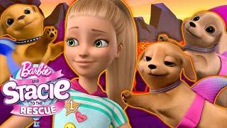 ¡El suelo es LAVA con Barbie y Stacie! | Clip de la película | Barbie: Stacie al Rescate