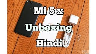 Mi 5x unboxing hindi !! Hands on !!