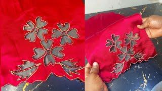 DIY Decorative CUT OUT Designs for SLEEVES and HEM of Dresses