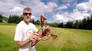 Busted boomerang repaired and taking flight