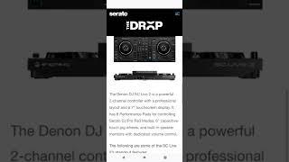 Denon DJ SC Live 2 and SC Live 4 DJ Controller Details on Serato - Release Nov. 3rd? #shorts