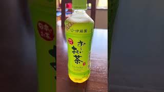 ASMR/JAPANESE OCHA UNSWEETENED GREEN TEA #shorts #asmr #ocha #tea #refreshing #viral #japan #drink