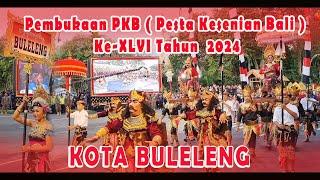 Parade Pesta Kesenian Bali (PKB) 2024 Duta Kabupaten Buleleng