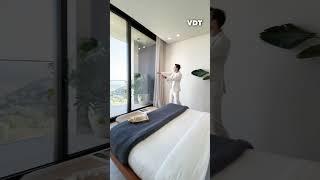 Как поставить кровать в спальне с панорамным окном