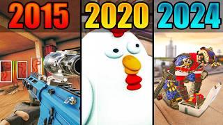 The Evolution Of Cheaters In Rainbow Six Siege (2015 - 2024)