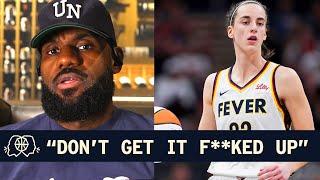 LeBron James Gets Real About Caitlin Clark